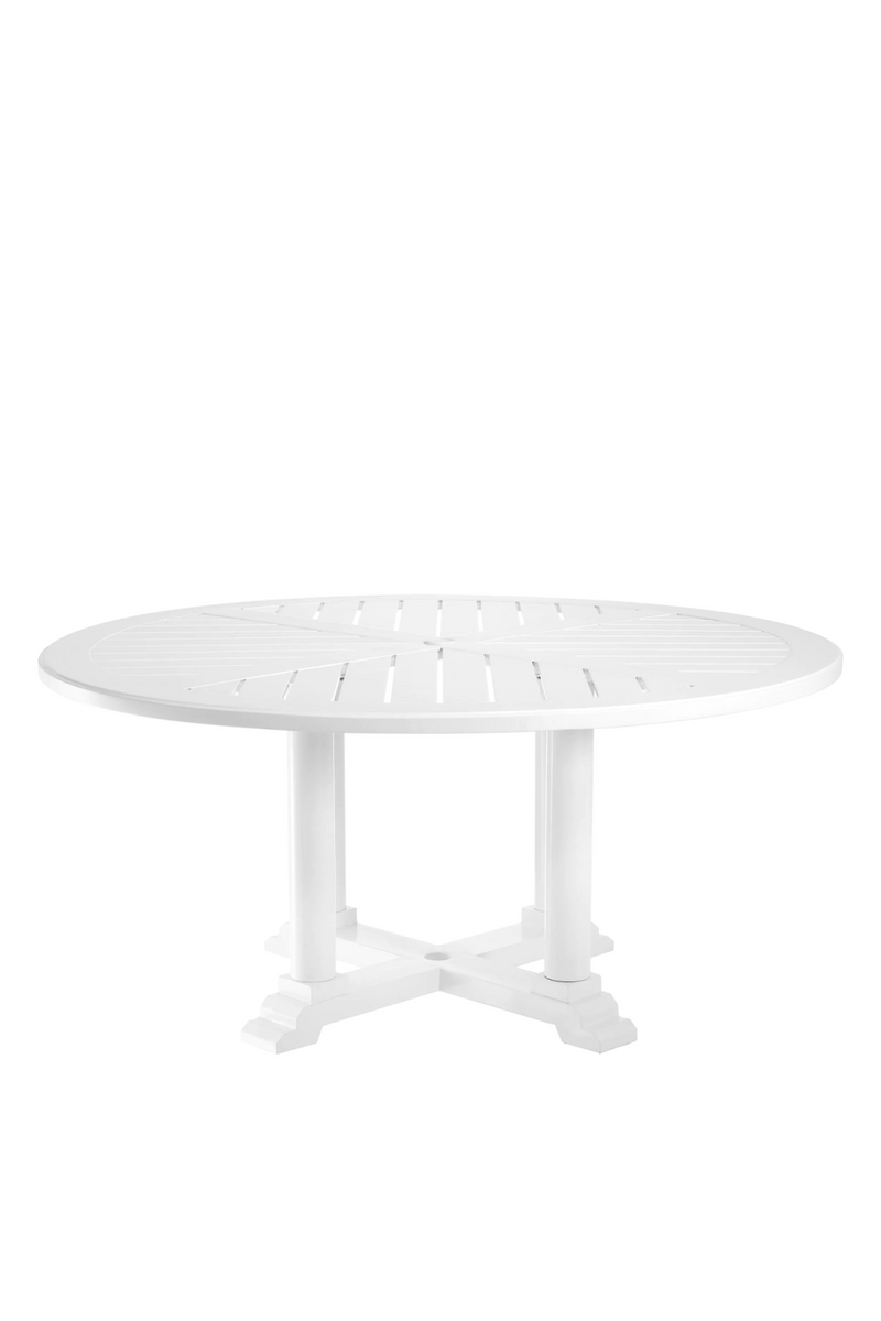 White Round Outdoor Dining Table L | Eichholtz Bell Rive | Eichholtzmiami.com