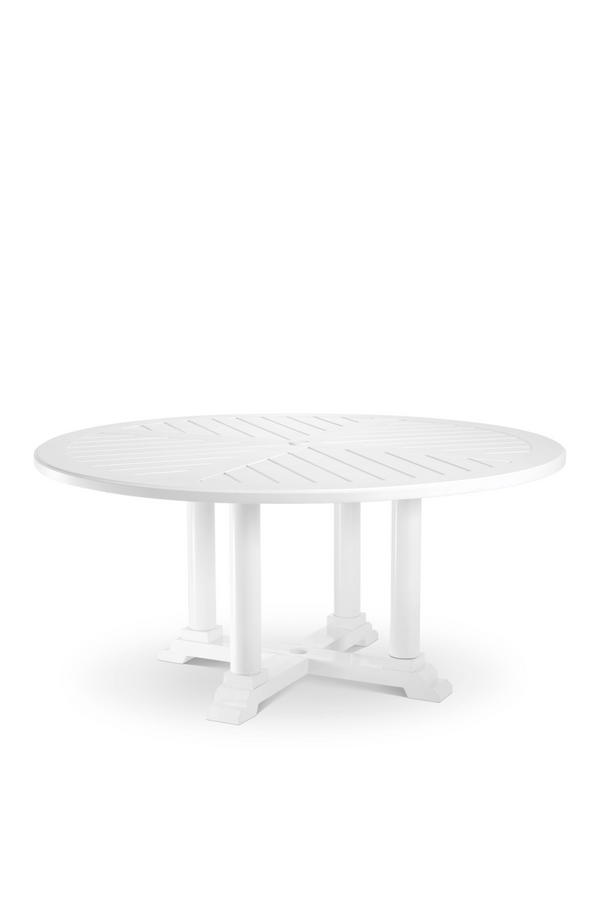 White Round Outdoor Dining Table L | Eichholtz Bell Rive | Eichholtzmiami.com