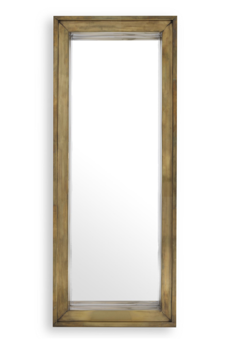Vintage Brass Rectangular Mirror S | Eichholtz Magenta | Eichholtzmiami.com
