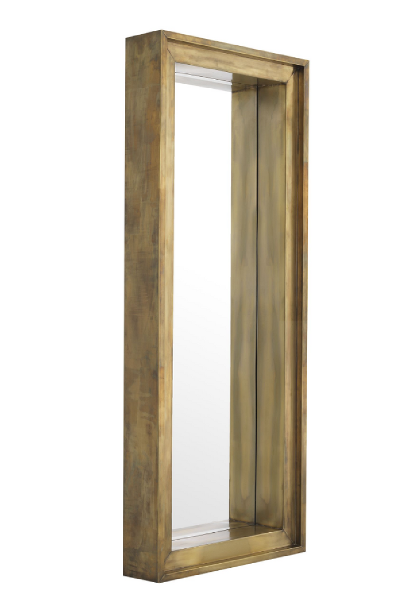 Vintage Brass Rectangular Mirror S | Eichholtz Magenta | Eichholtzmiami.com