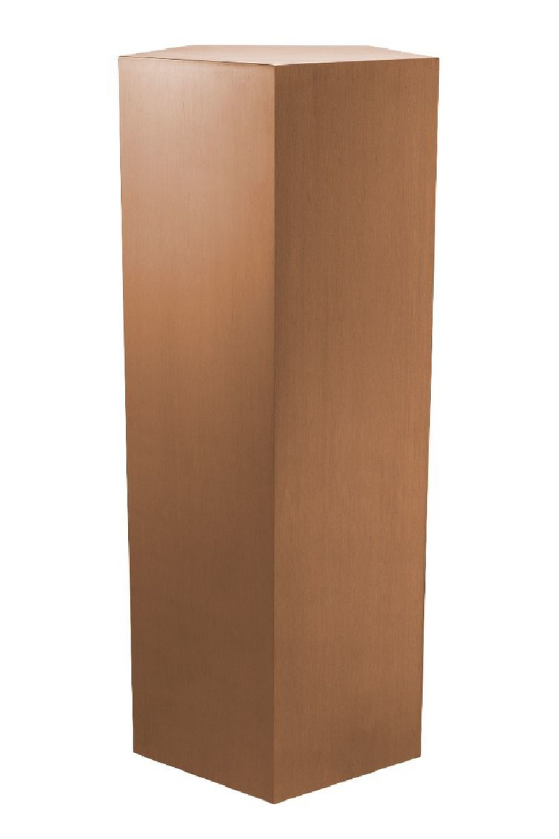 Brushed Copper Pedestal Column | Eichholtz Meissner | Eichholtzmiami.com