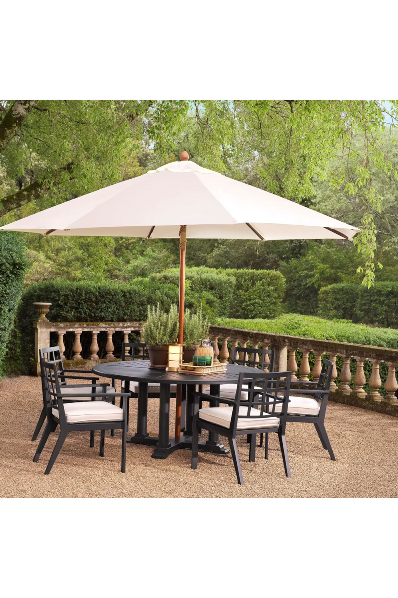 White Round Outdoor Dining Table L | Eichholtz Bell Rive | Eichholtzmiami.com
