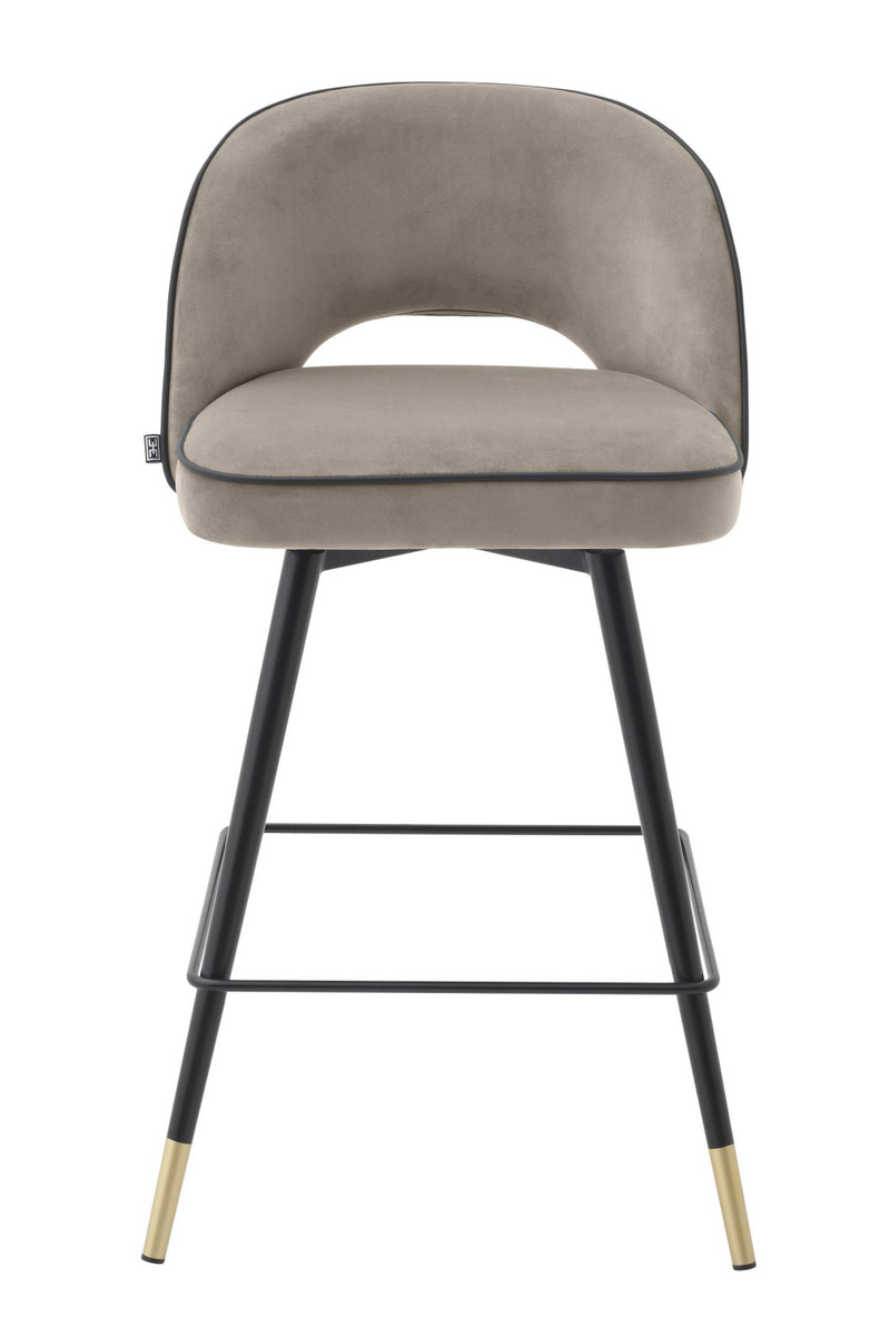 Upholstered Swivel Counter Stool Set (2) | Eichholtz Cliff | Eichholtzmiami.com