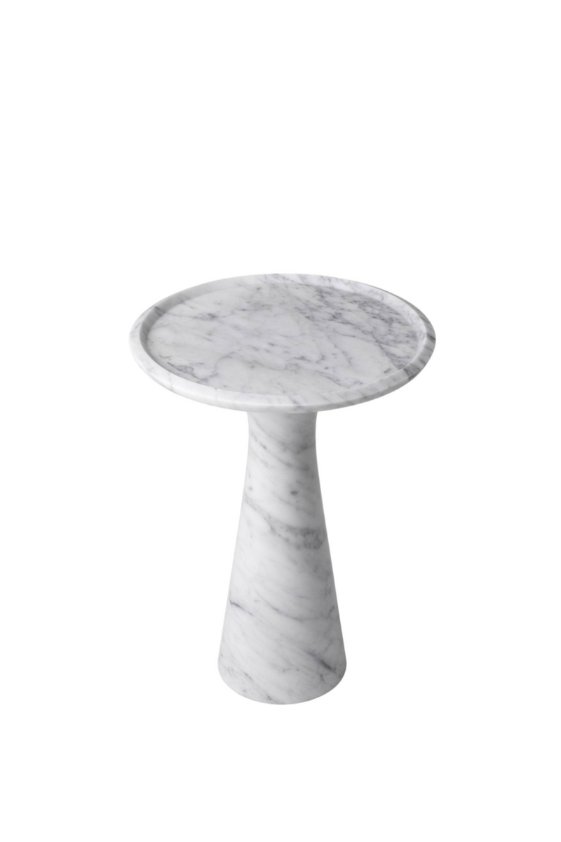 White Marble Side Table S | Eichholtz Pompano | Eichholtzmiami.com