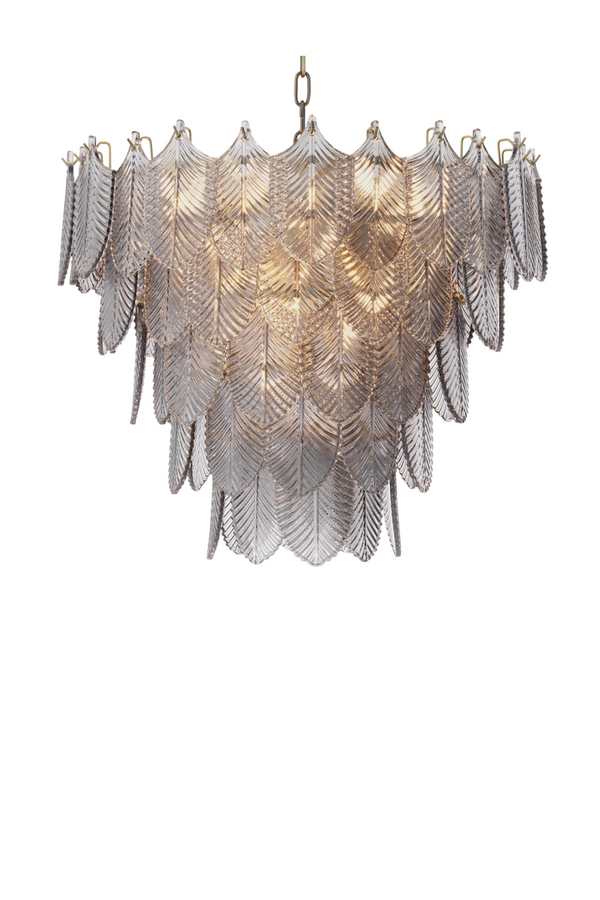 Smoked Glass Layered Chandelier | Eichholtz Verbier | Eichholtzmiami.com