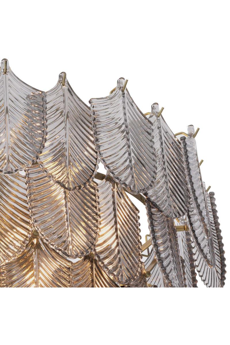 Smoked Glass Layered Chandelier | Eichholtz Verbier | Eichholtzmiami.com