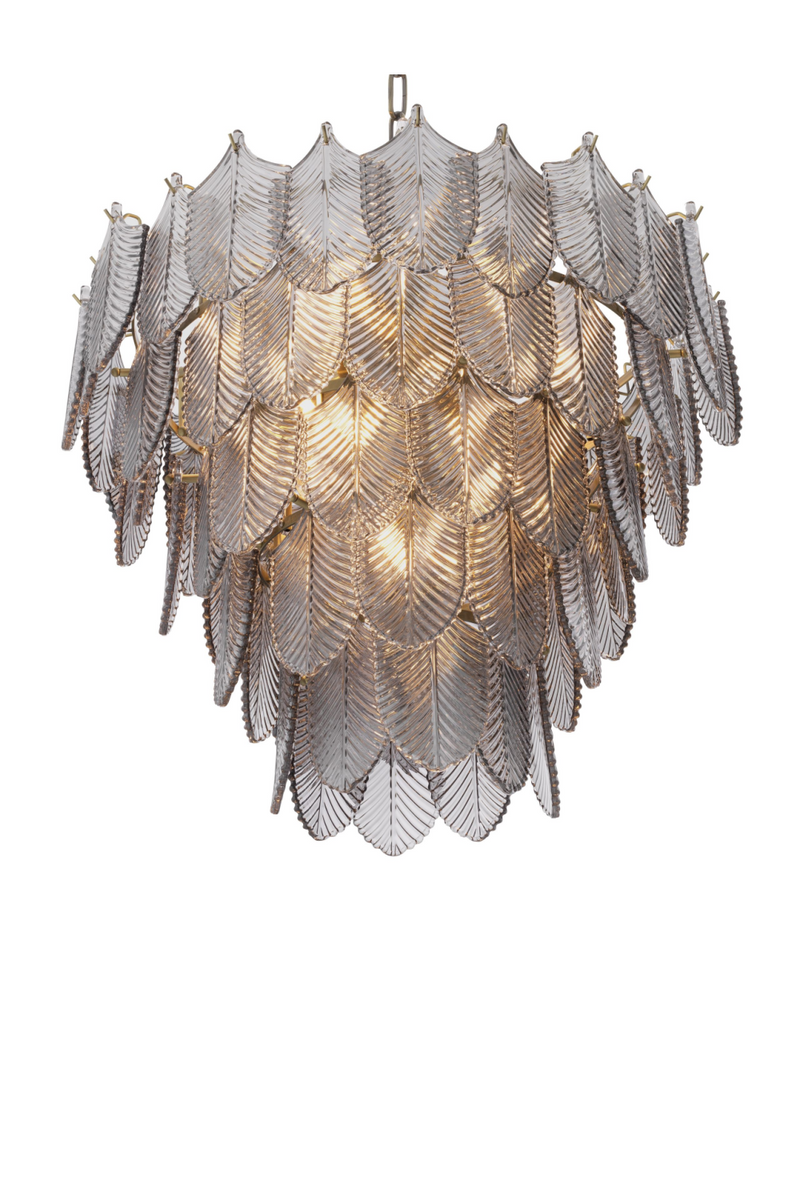 Smoked Glass Layered Chandelier | Eichholtz Verbier | Eichholtzmiami.com