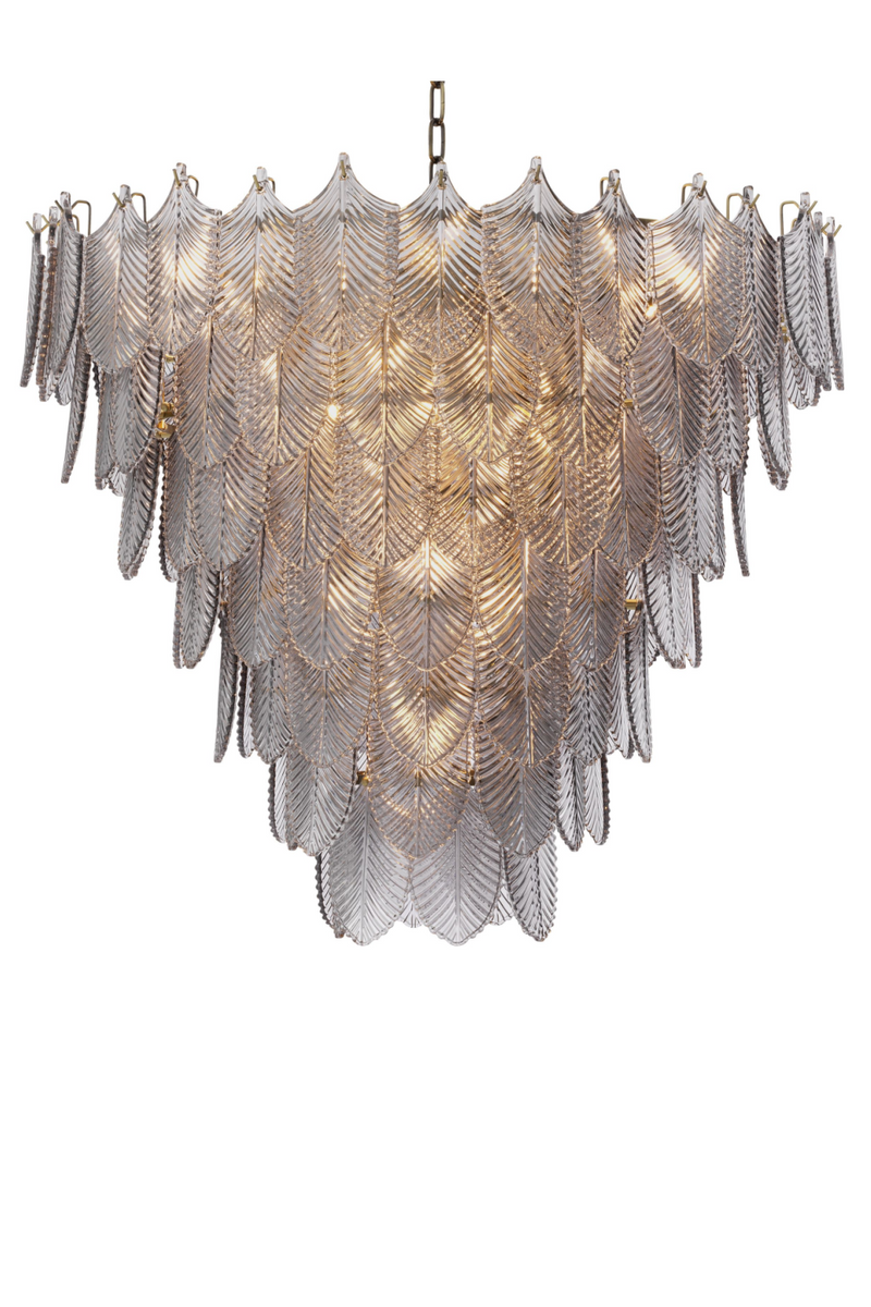 Smoked Glass Layered Chandelier | Eichholtz Verbier | Eichholtzmiami.com
