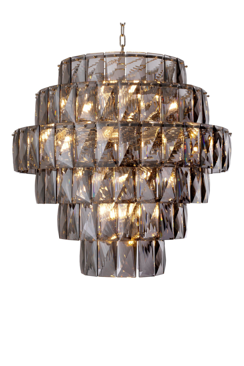 Glass Layered Chandelier L | Eichholtz Amazone | Eichholtzmiami.com