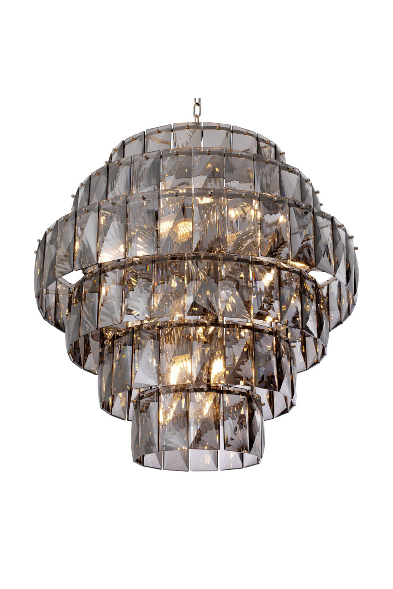 Glass Layered Chandelier L | Eichholtz Amazone | Eichholtzmiami.com