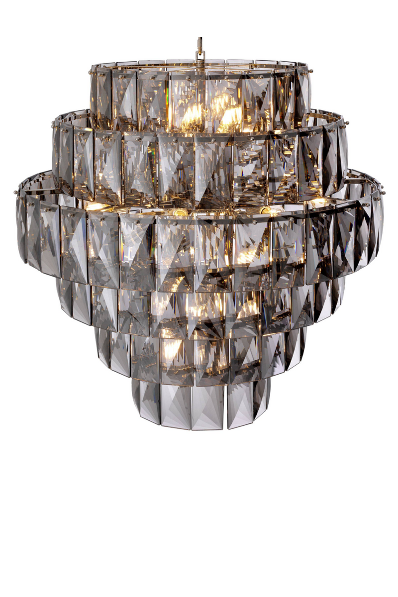 Glass Layered Chandelier L | Eichholtz Amazone | Eichholtzmiami.com
