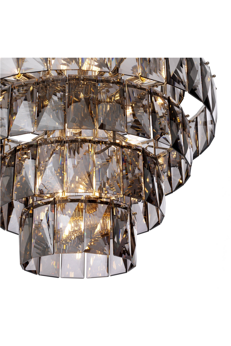 Glass Layered Chandelier L | Eichholtz Amazone | Eichholtzmiami.com