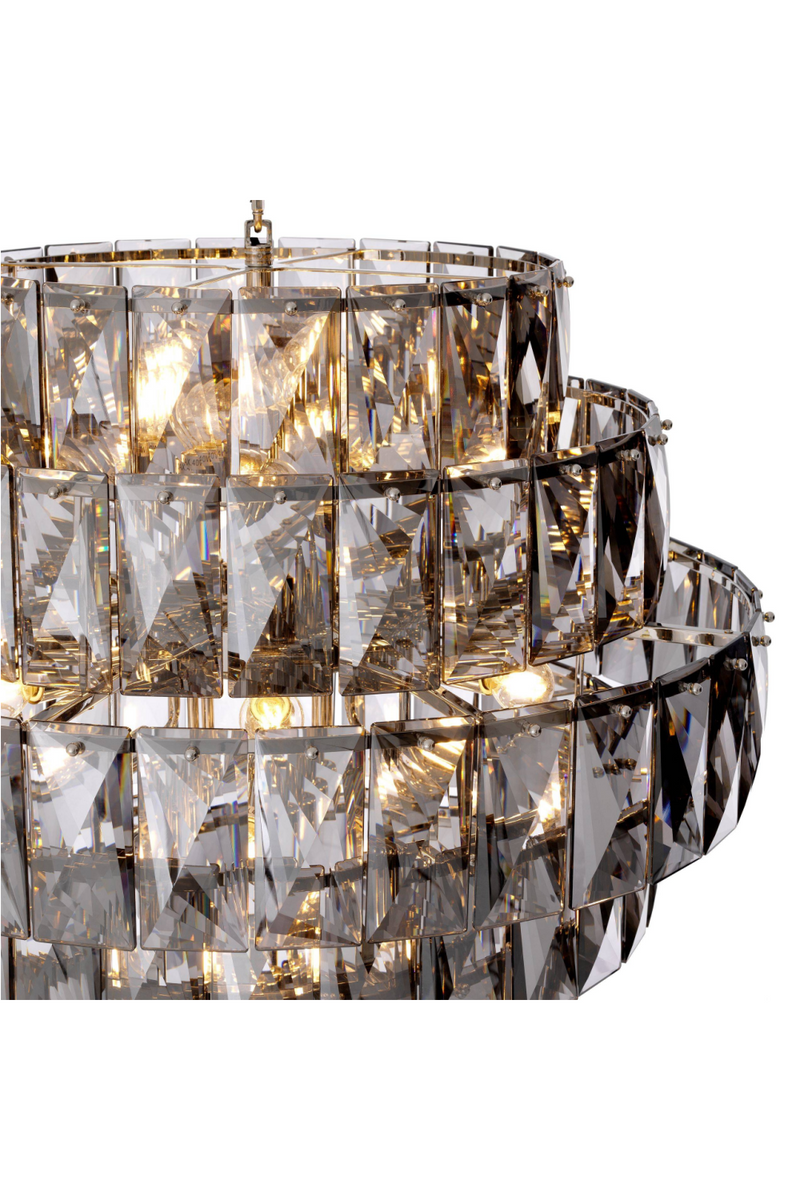 Glass Layered Chandelier L | Eichholtz Amazone | Eichholtzmiami.com