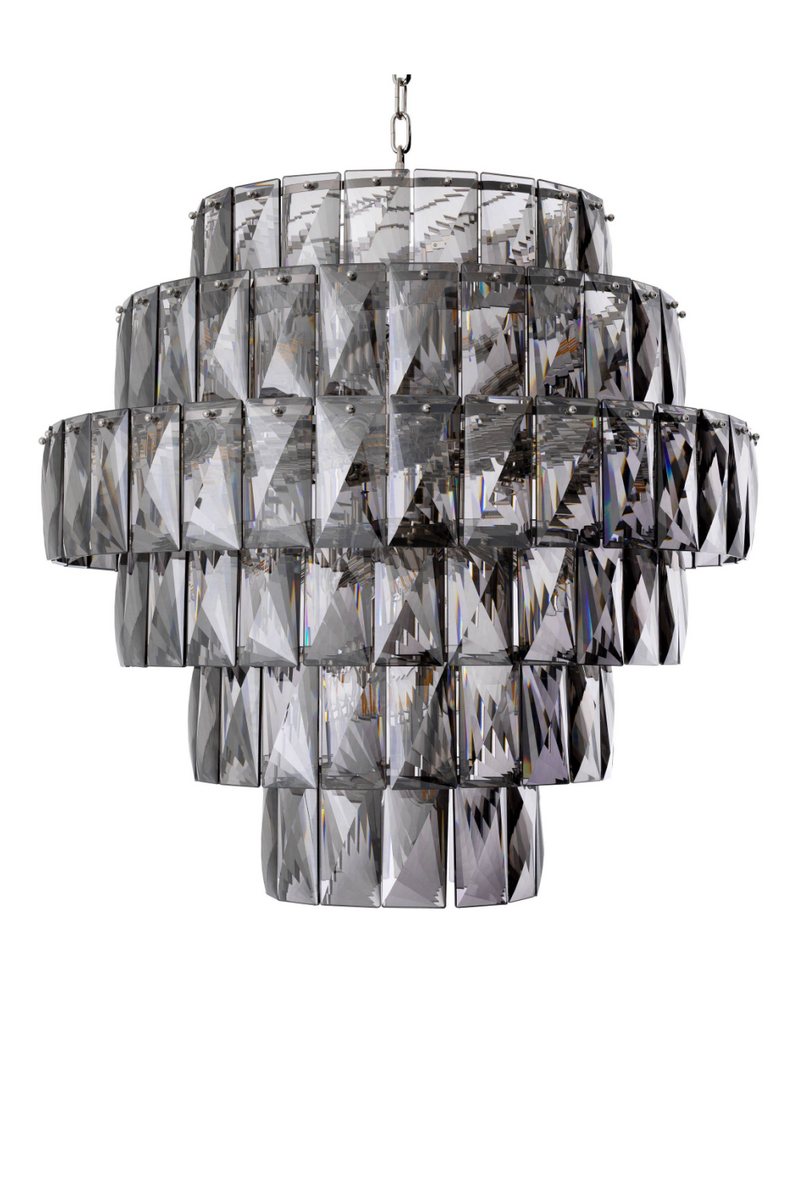 Glass Layered Chandelier L | Eichholtz Amazone | Eichholtzmiami.com