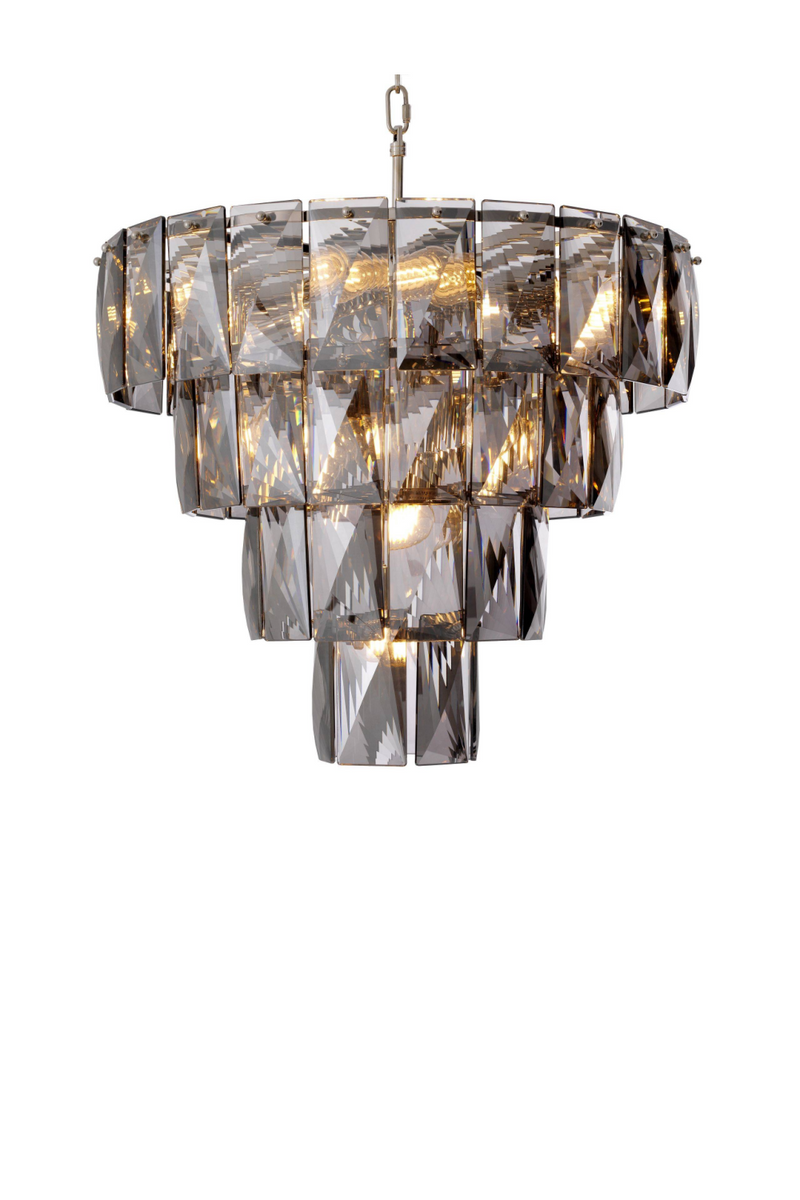 Glass Layered Chandelier S | Eichholtz Amazone | Eichholtzmiami.com
