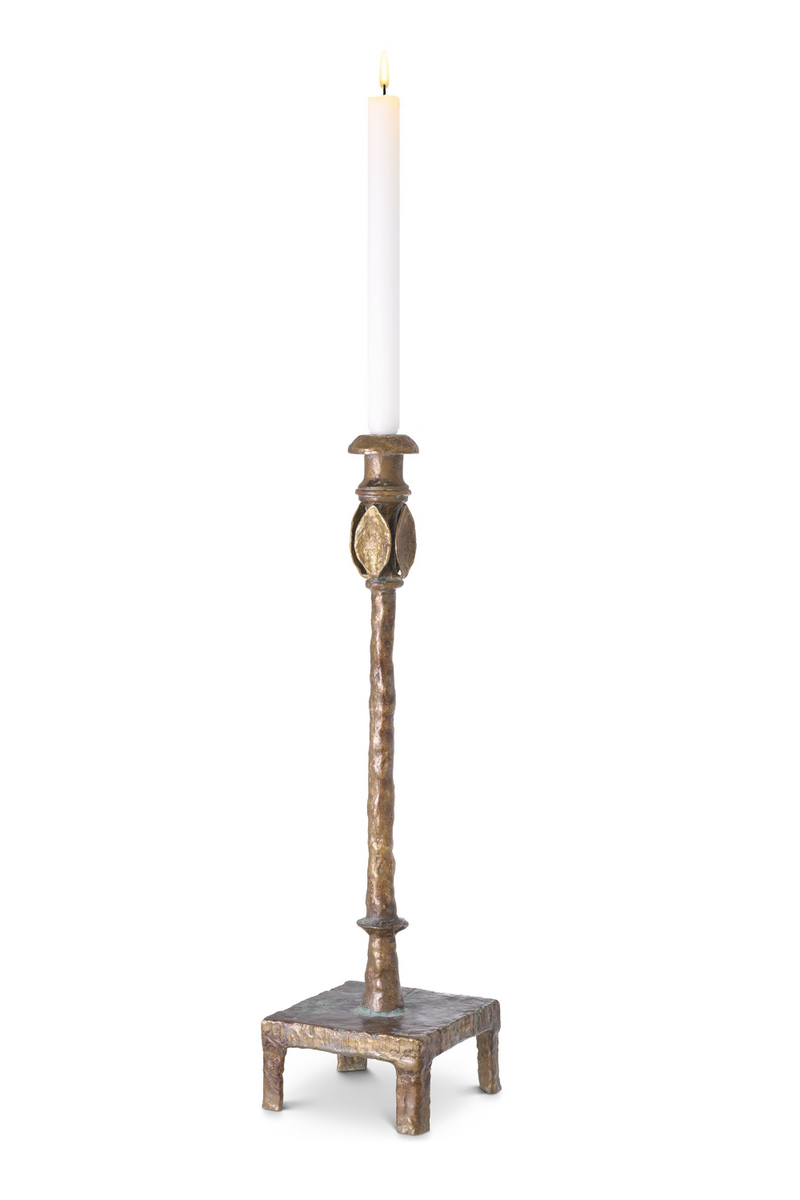 Antique Brass Candle Holder | Eichholtz Santoro | Eichholtzmiami.com
