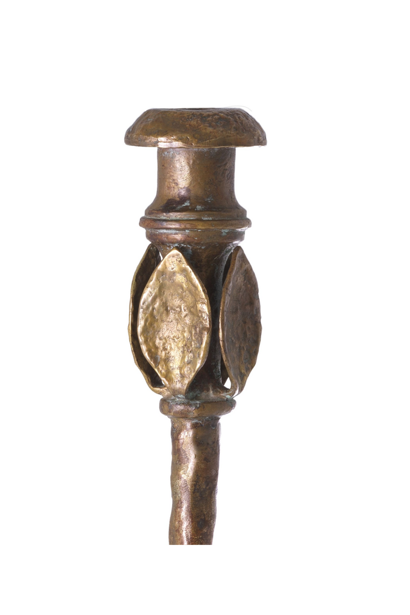 Antique Brass Candle Holder | Eichholtz Santoro | Eichholtzmiami.com