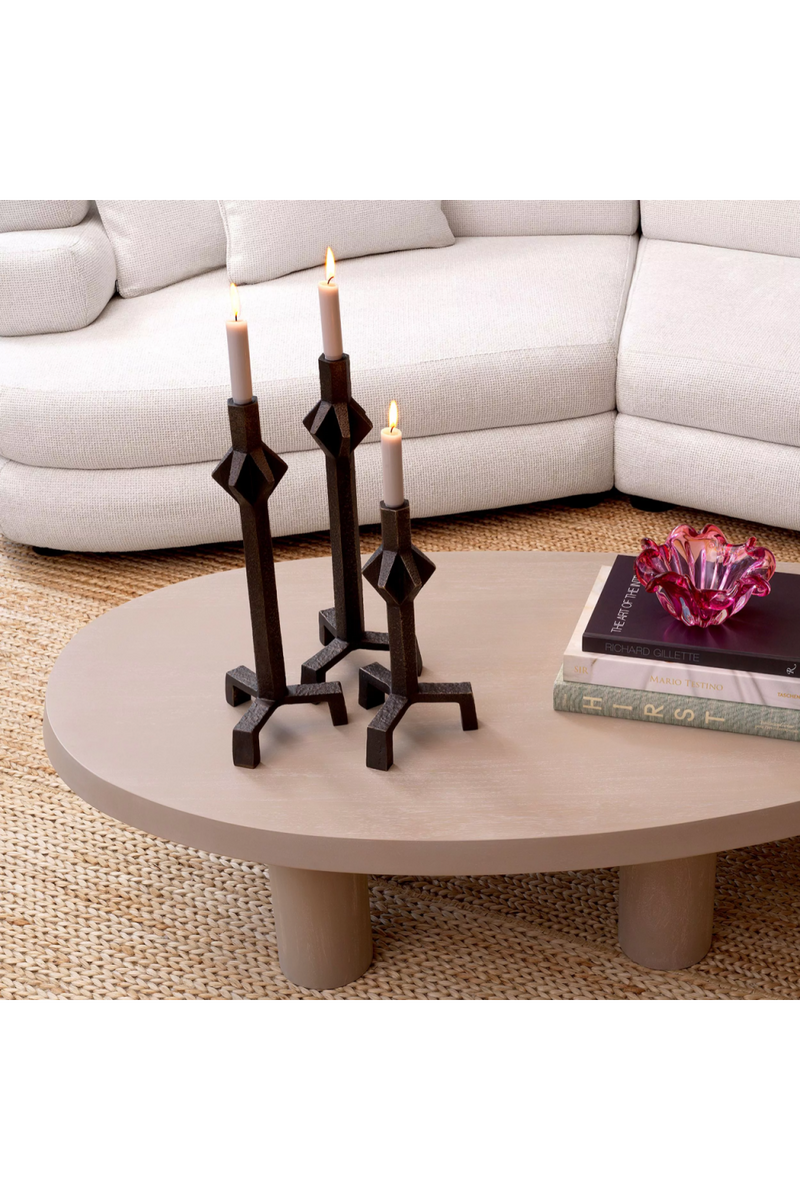 Bronze Vintage Candle Holder | Eichholtz Conti | Eichholtzmiami.com