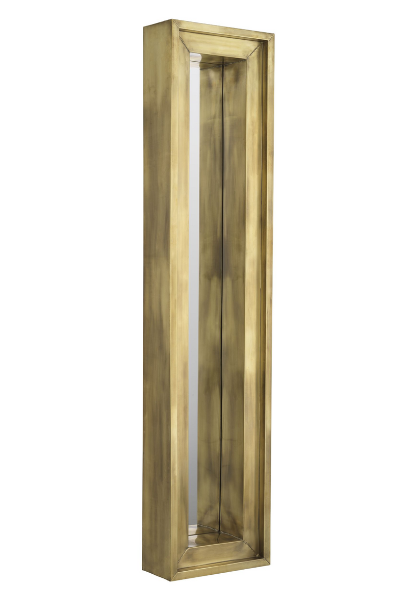 Vintage Brass Rectangular Mirror S | Eichholtz Magenta | Eichholtzmiami.com