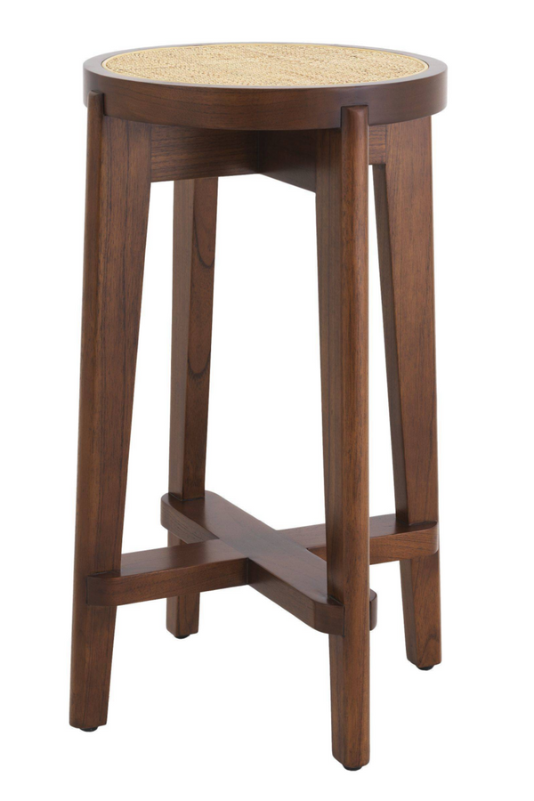 Rattan Counter Stool | Eichholtz Dareau | Eichholtzmiami.com