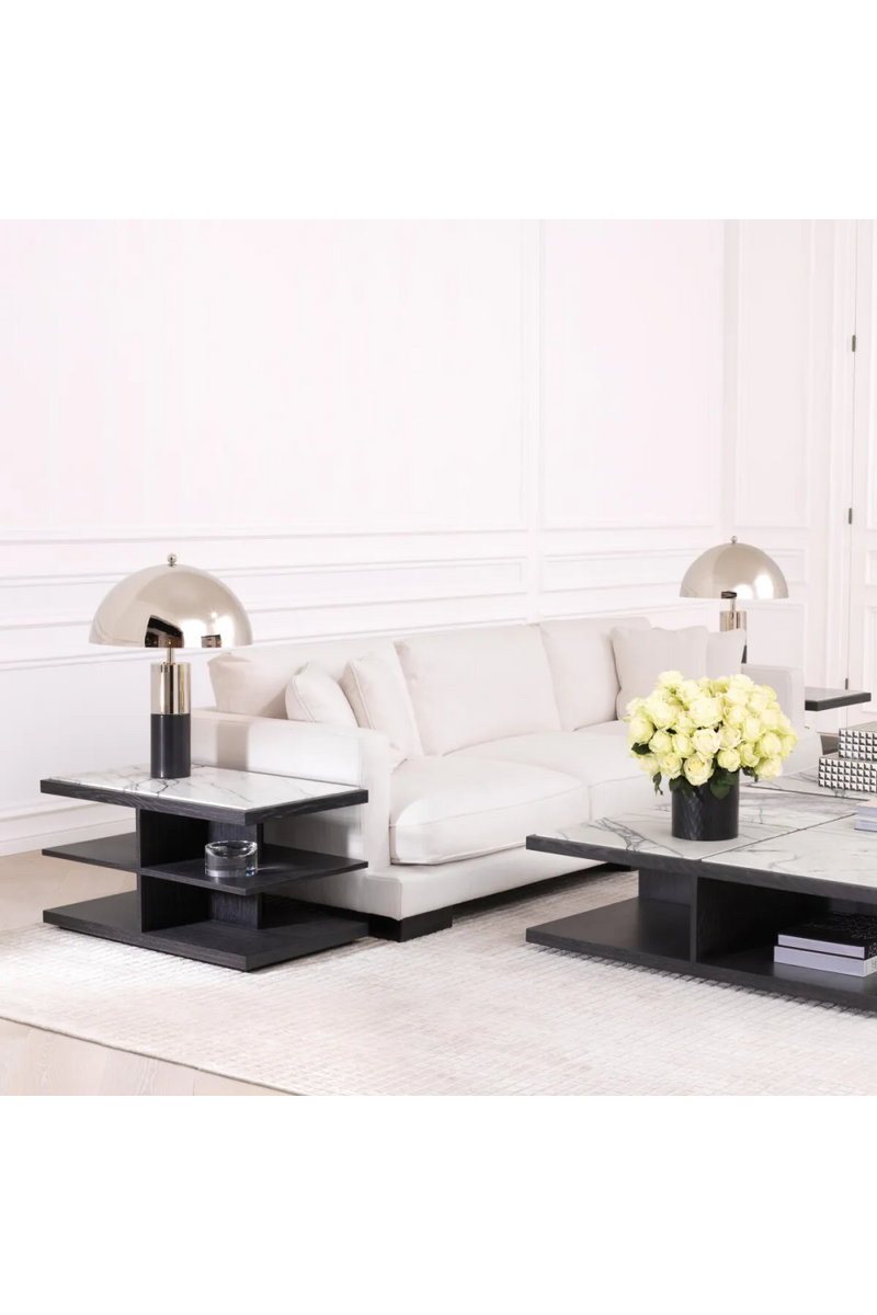 Wooden Marble Top Side Table | Eichholtz Miguel | Eichholtzmiami.com