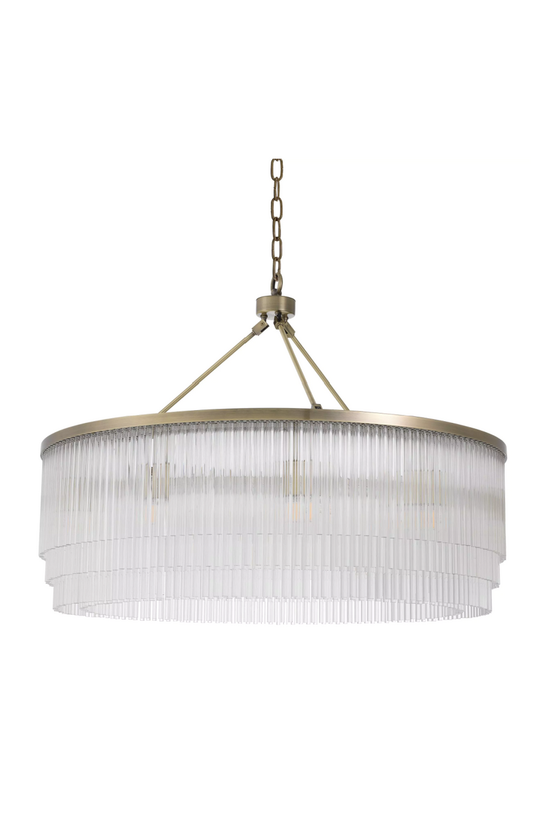 Glass Layered Chandelier L | Eichholtz Hector | Eichholtzmiami.com
