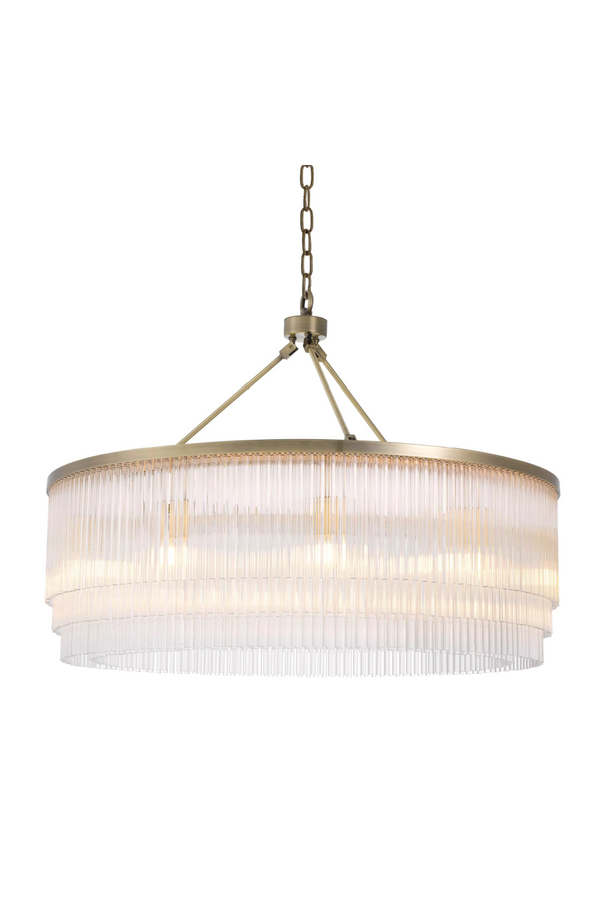 Glass Layered Chandelier L | Eichholtz Hector |Eichholtzmiami.com