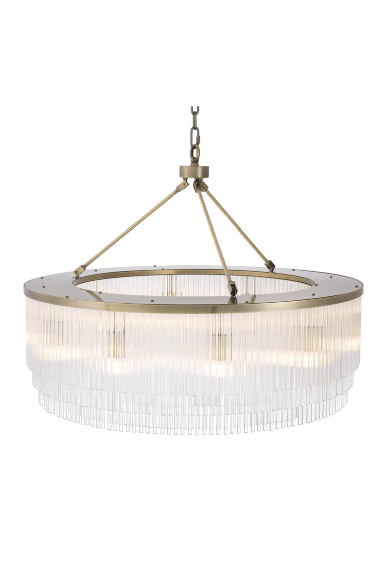 Glass Layered Chandelier L | Eichholtz Hector | Eichholtzmiami.com