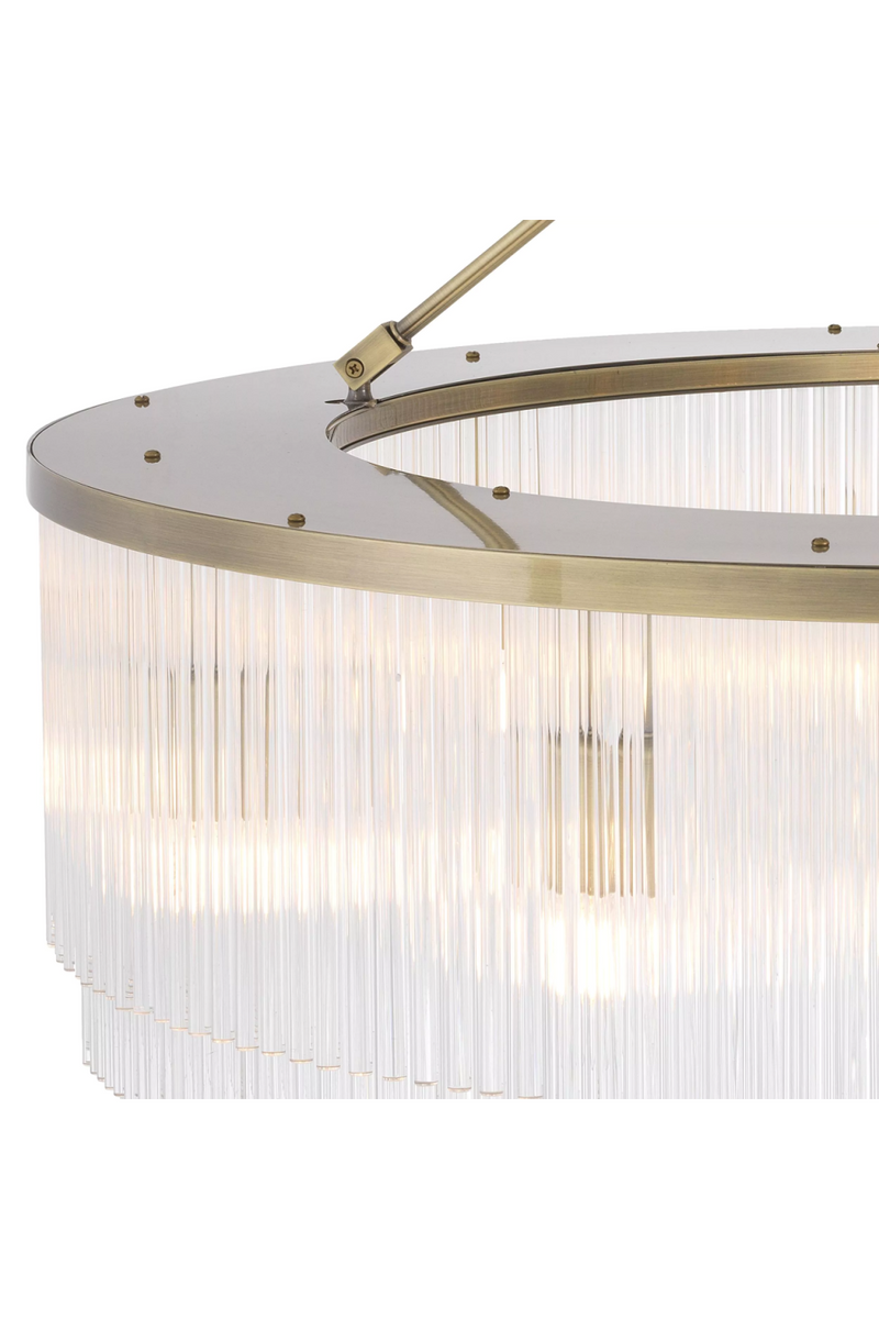 Glass Layered Chandelier L | Eichholtz Hector | Eichholtzmiami.com