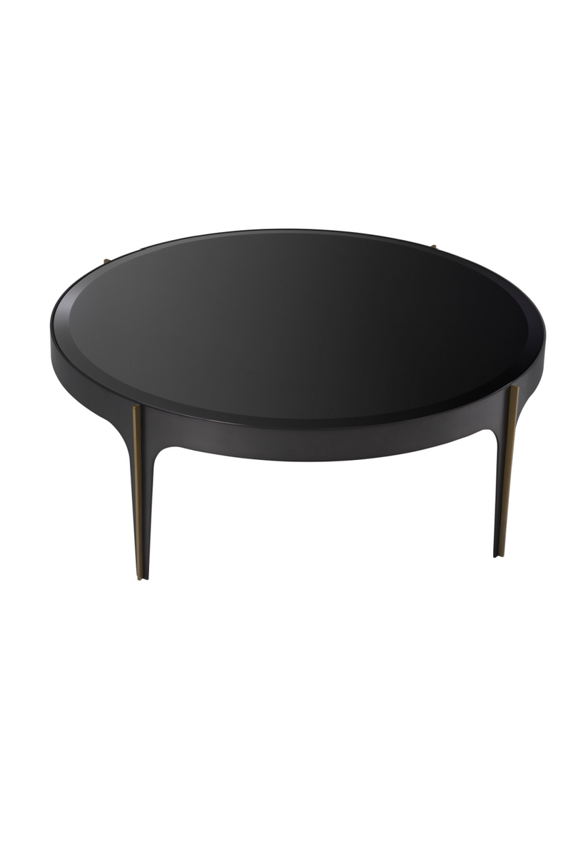 Bronze Frame Black Coffee Table | Eichholtz Artemisa | Eichholtzmiami.com