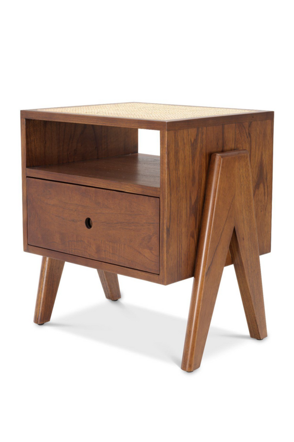 Rattan V-Legged Bedside Table | Eichholtz Latour | Eichholtzmiami.com