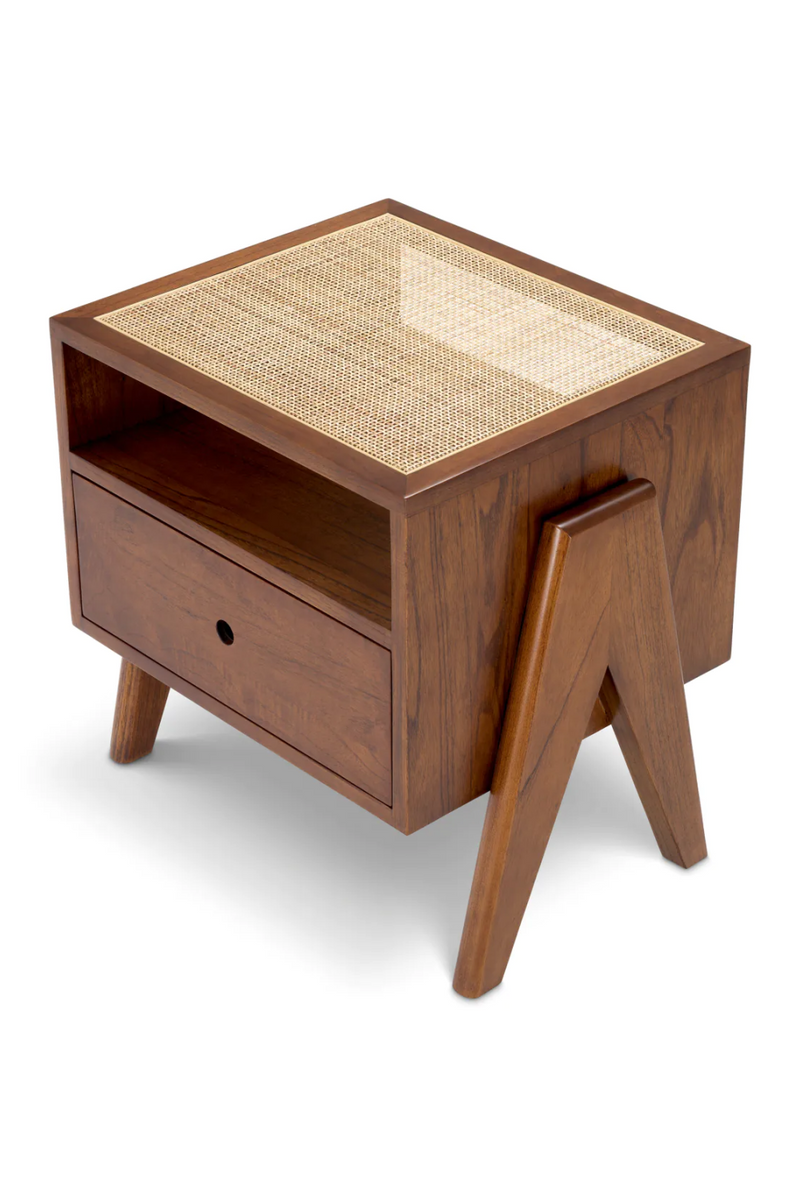 Rattan V-Legged Bedside Table | Eichholtz Latour | Eichholtzmiami.com