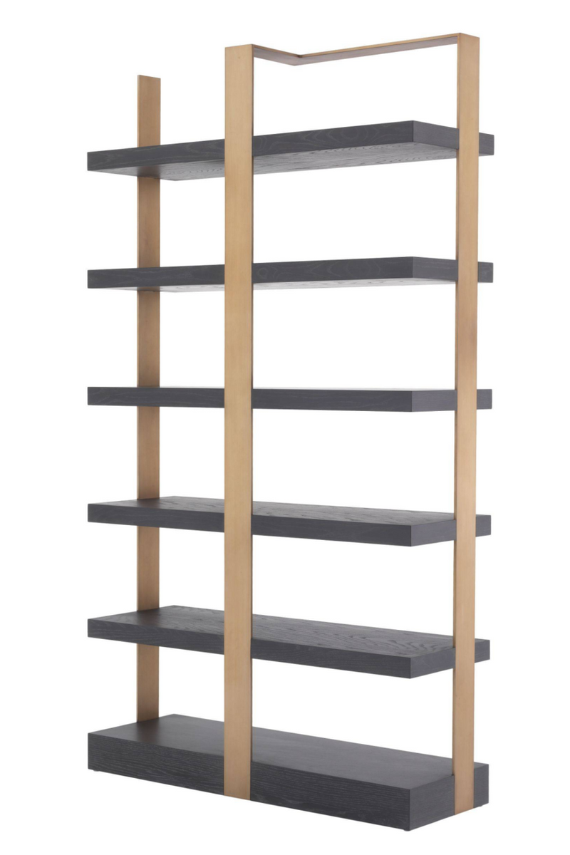 Metal Framed 6-Shelf Bookcase | Eichholtz Geo | Eichholtzmiami.com