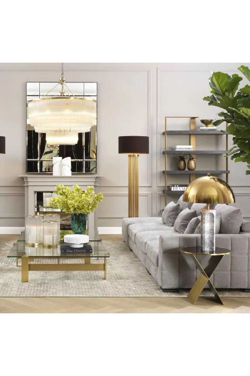 Metal Framed 6-Shelf Bookcase | Eichholtz Geo | Eichholtzmiami.com