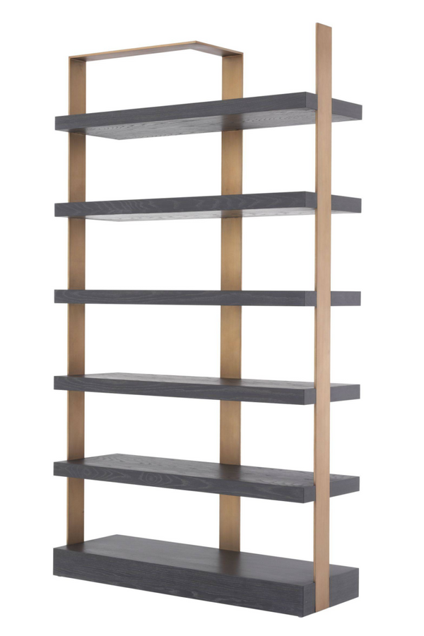 Metal Framed 6-Shelf Bookcase | Eichholtz Geo | Eichholtzmiami.com