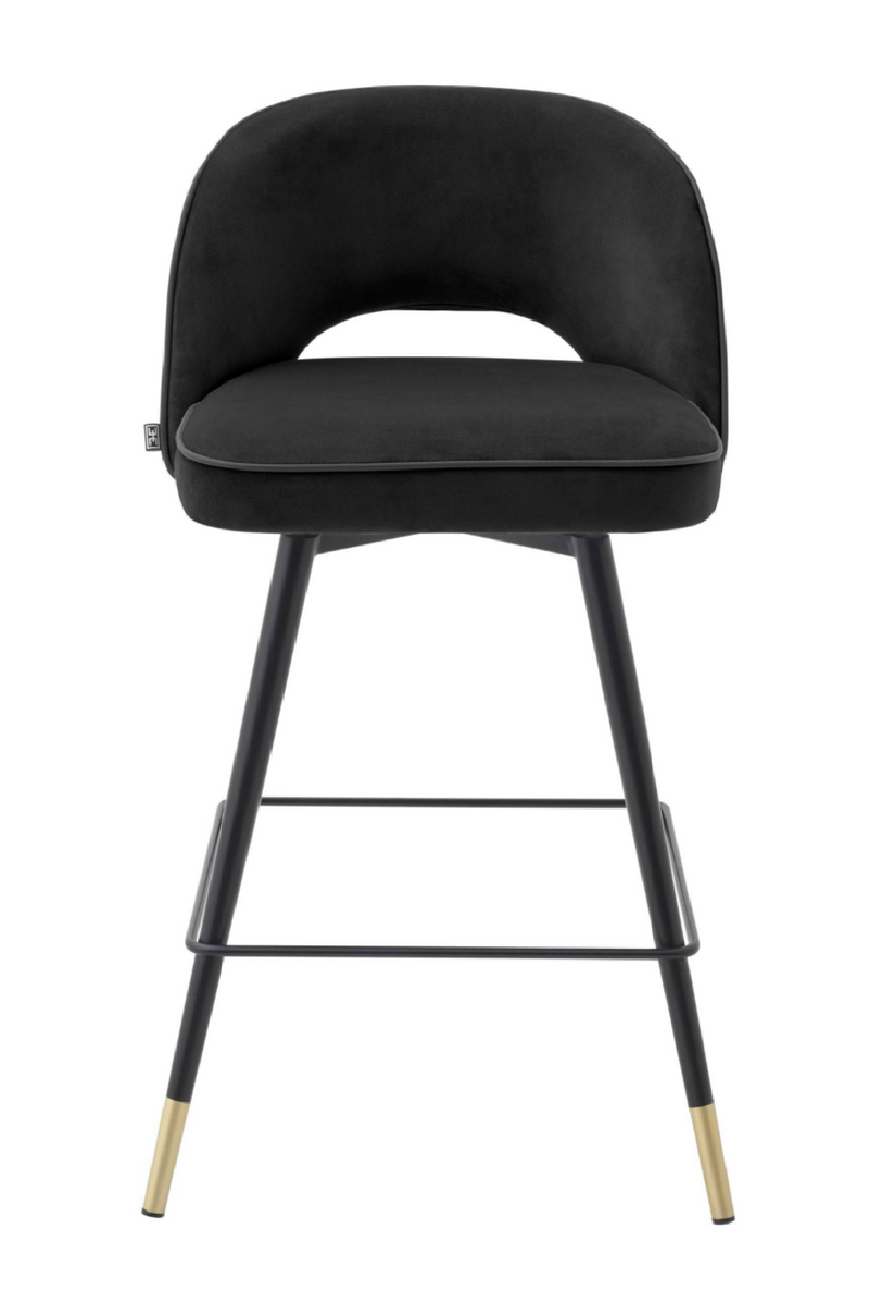 Upholstered Swivel Counter Stool Set (2) | Eichholtz Cliff | Eichholtzmiami.com