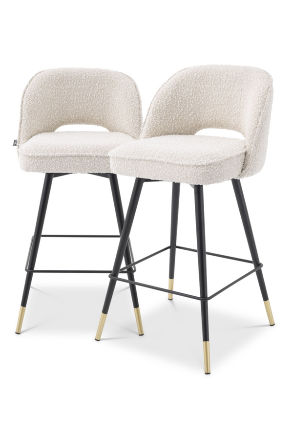 Upholstered Swivel Counter Stool Set (2) | Eichholtz Cliff | Eichholtzmiami.com