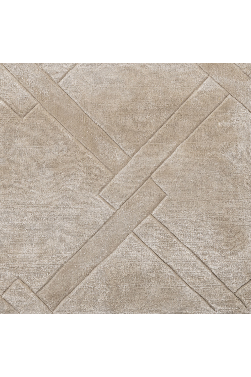 Hand Woven Plush Silver Sand Carpet | Eichholtz La Belle | Eichholtzmiami.com