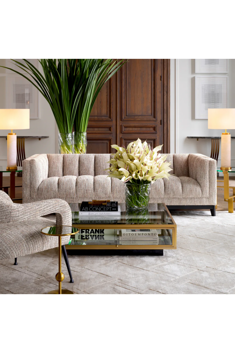 Hand Woven Plush Silver Sand Carpet | Eichholtz La Belle | Eichholtzmiami.com