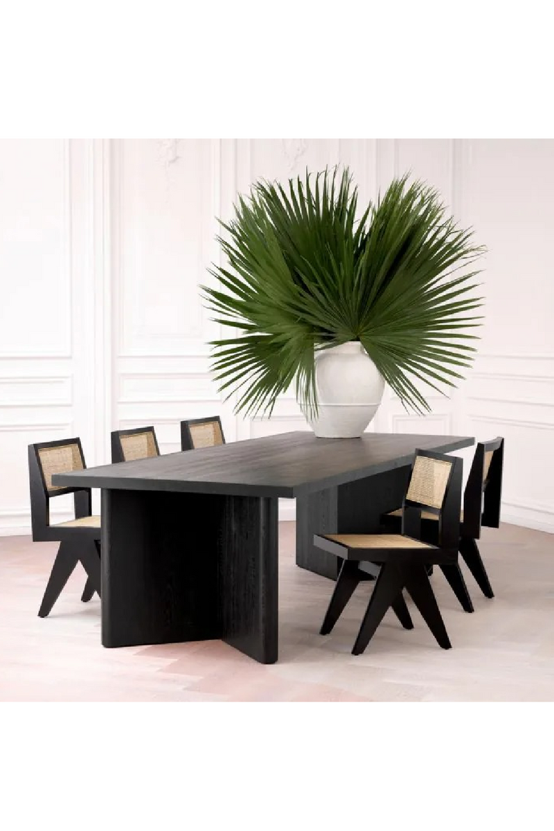 Wood Framed Rattan Dining Chair | Eichholtz Niclas | Eichholtzmiami.com