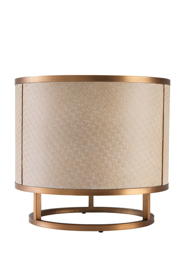 Woven Washed Oak Side Table | Eichholtz Napa Valley | Eichholtzmiami.com