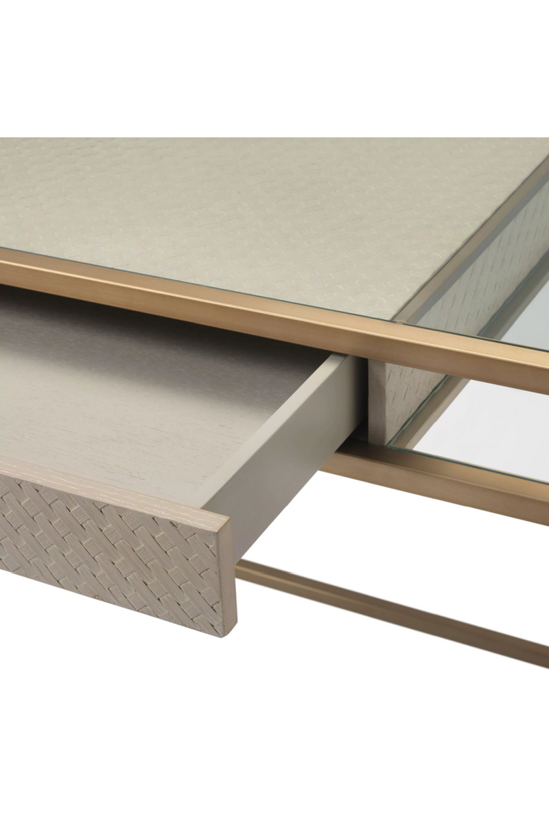 Woven Oak Desk | Eichholtz Napa Valley | Eichholtzmiami.com