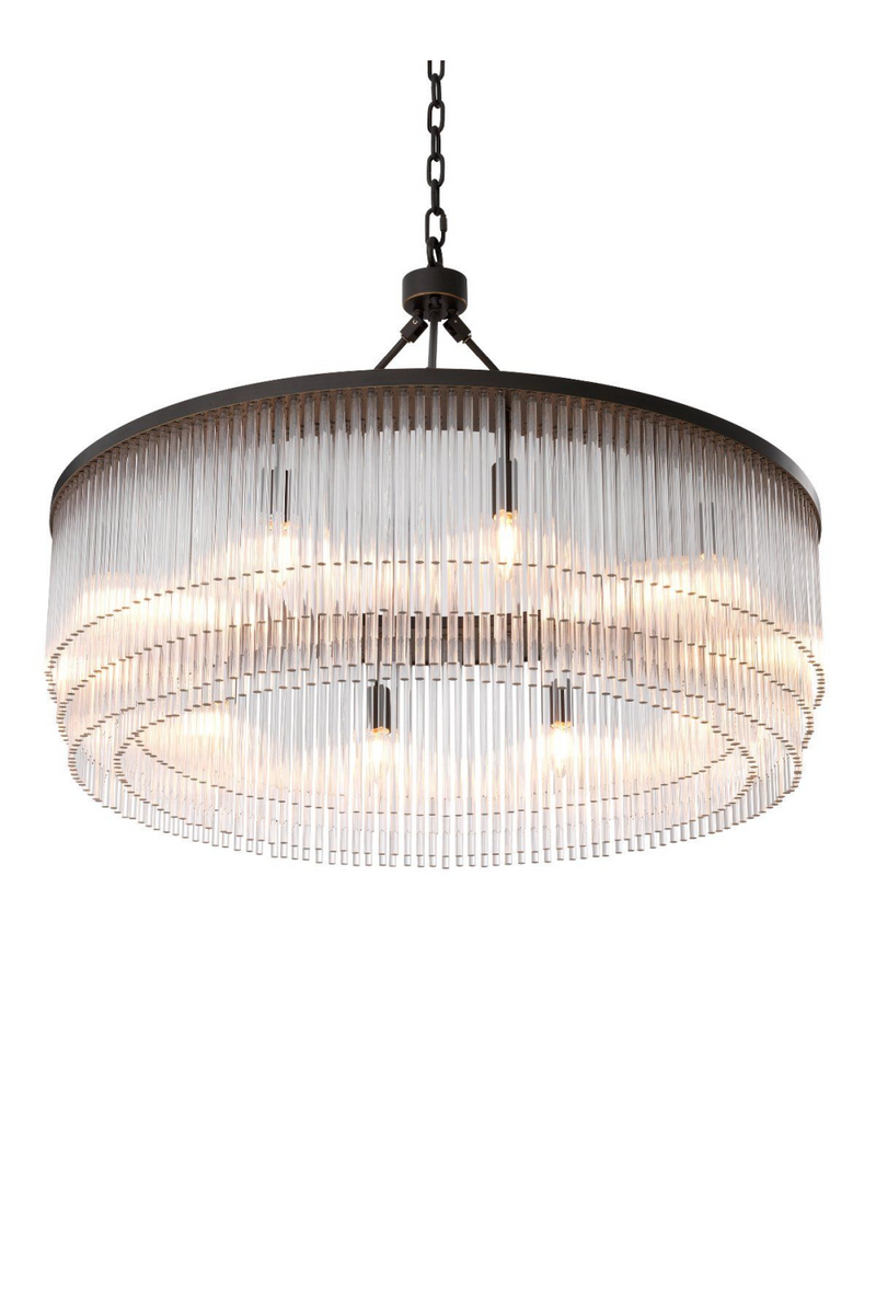 Glass Layered Chandelier L | Eichholtz Hector | Eichholtzmiami.com