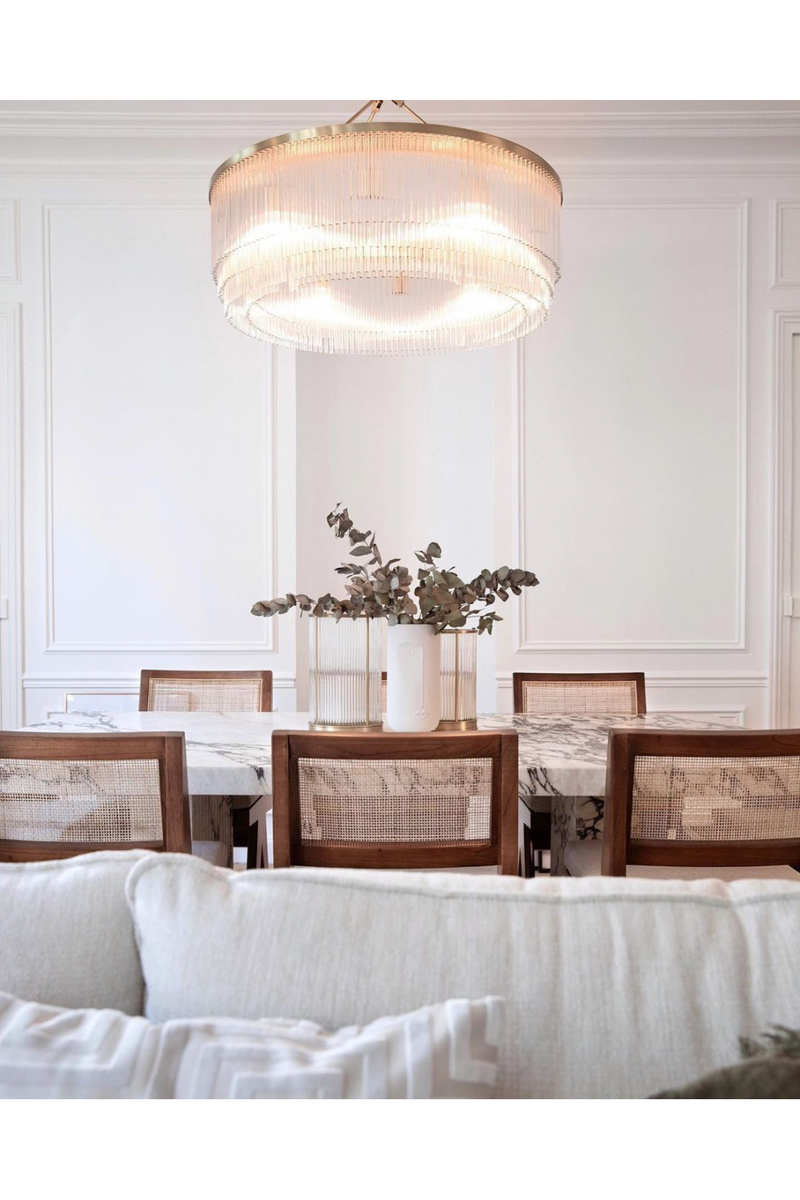 Glass Layered Chandelier L | Eichholtz Hector | Eichholtzmiami.com