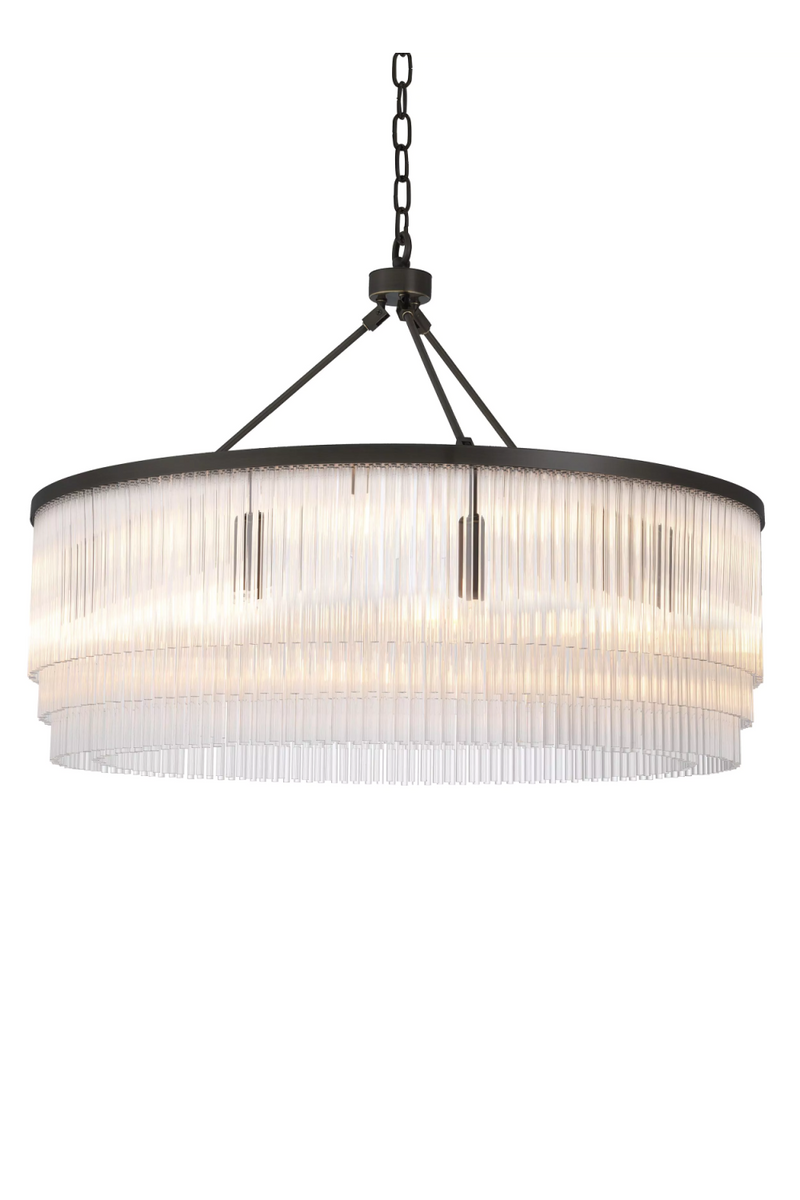 Glass Layered Chandelier L | Eichholtz Hector | Eichholtzmiami.com