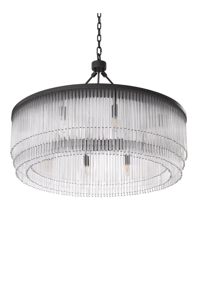 Glass Layered Chandelier L | Eichholtz Hector | Eichholtzmiami.com