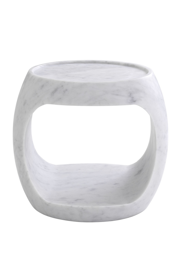 Marble Round Side Table | Eichholtz Clipper Low | Eichholtzmiami.com