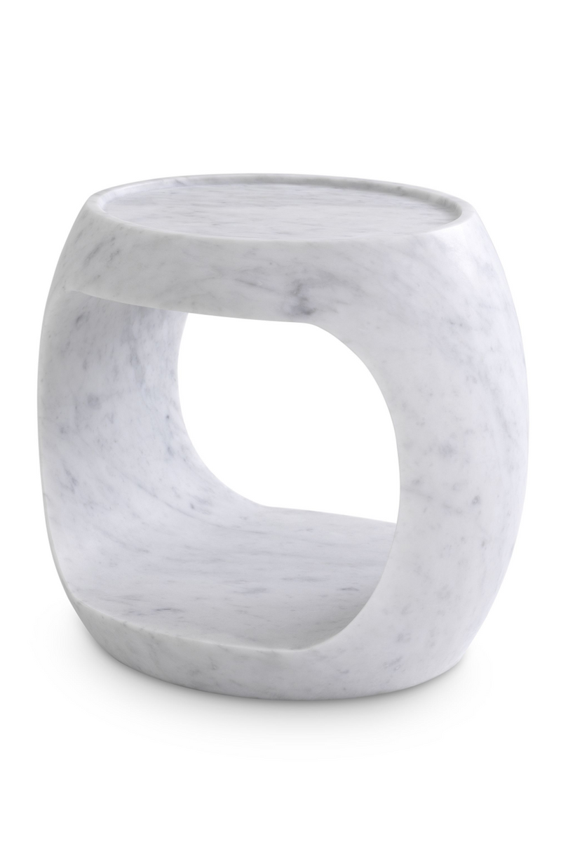 Marble Round Side Table | Eichholtz Clipper Low | Eichholtzmiami.com