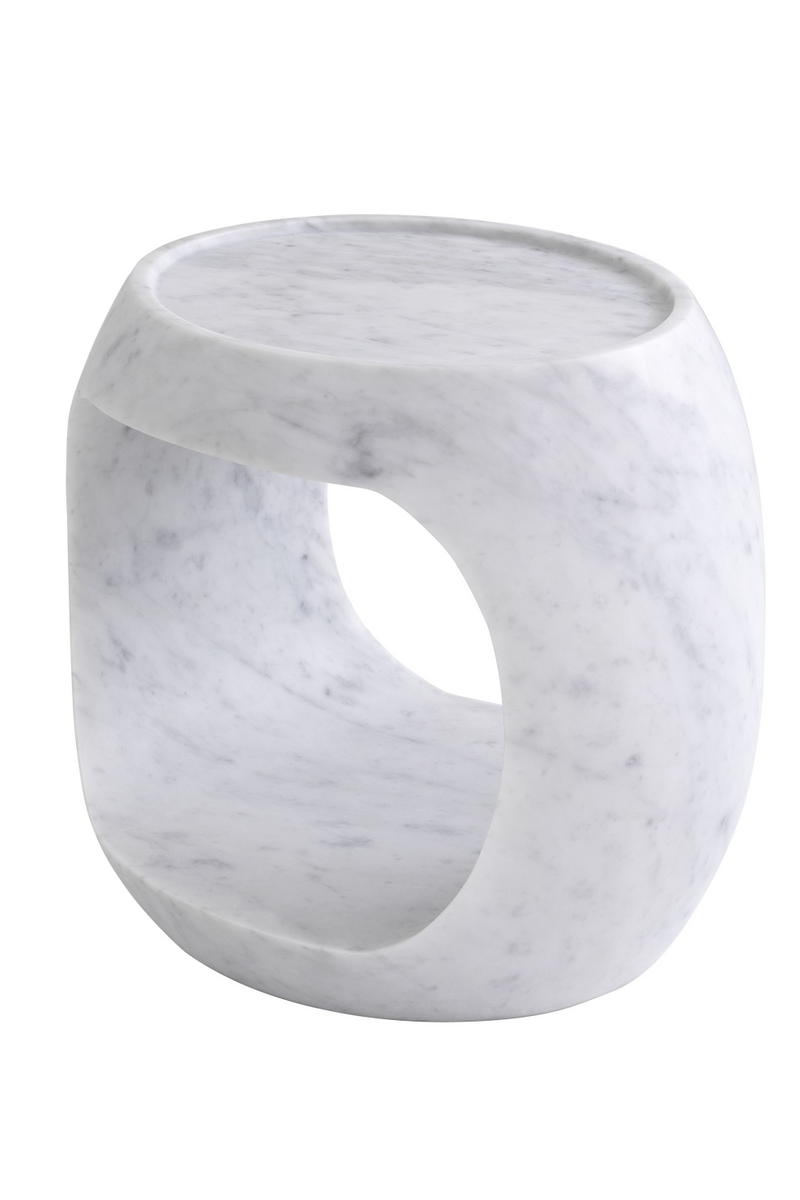 Marble Round Side Table | Eichholtz Clipper Low | Eichholtzmiami.com