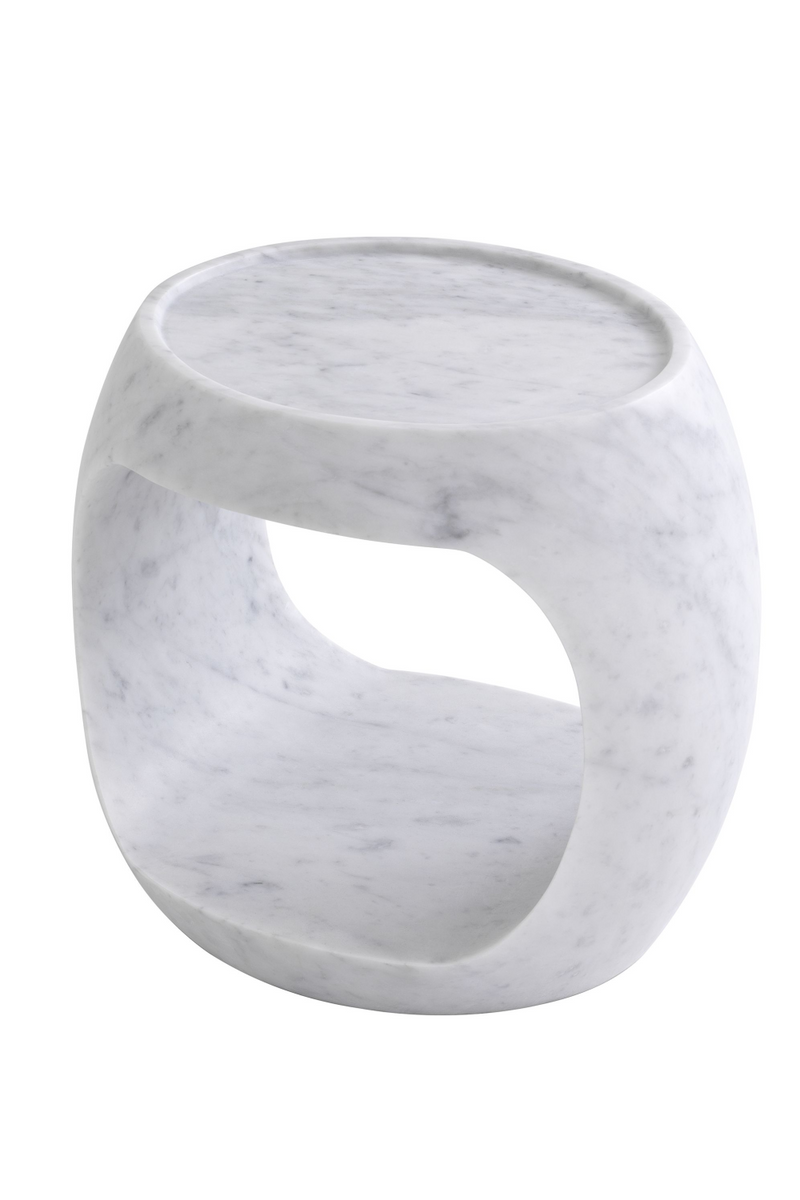 Marble Round Side Table | Eichholtz Clipper Low | Eichholtzmiami.com